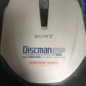 디스크맨 CD플레이어 D-E305