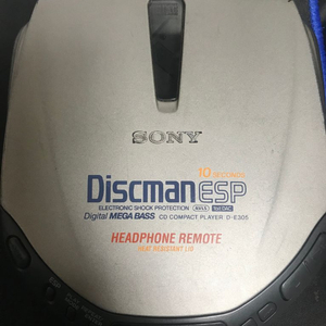 디스크맨 CD플레이어 D-E305