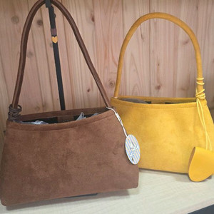 스웨이드 숄더백 미니 파우치 포함