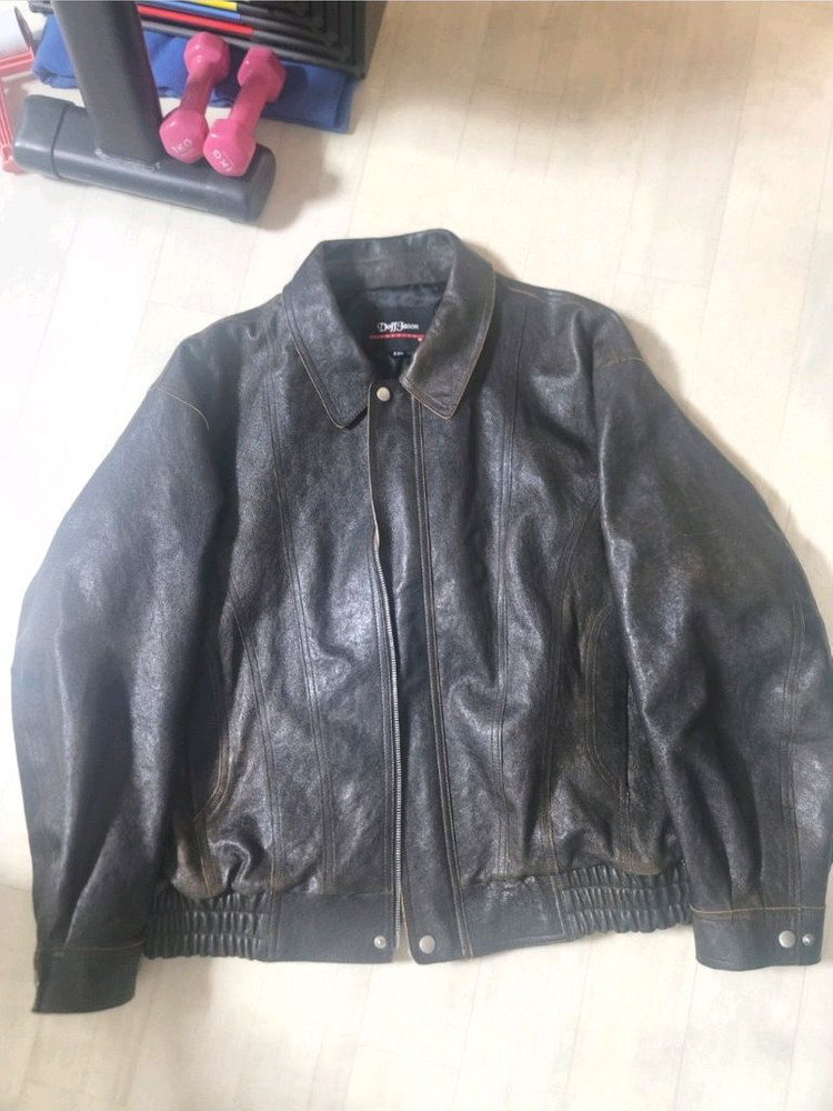 도프제이슨 프리미엄 커브드 램스킨 레더 자켓 2xl 이미지