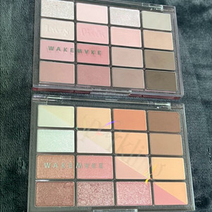 일괄)웨이크메이크 레이지핑크블러링+피치크러시블러링 섀도우 팔레트 이미지