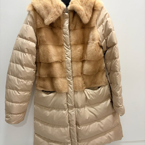 만조니 24 밍크 구스패딩