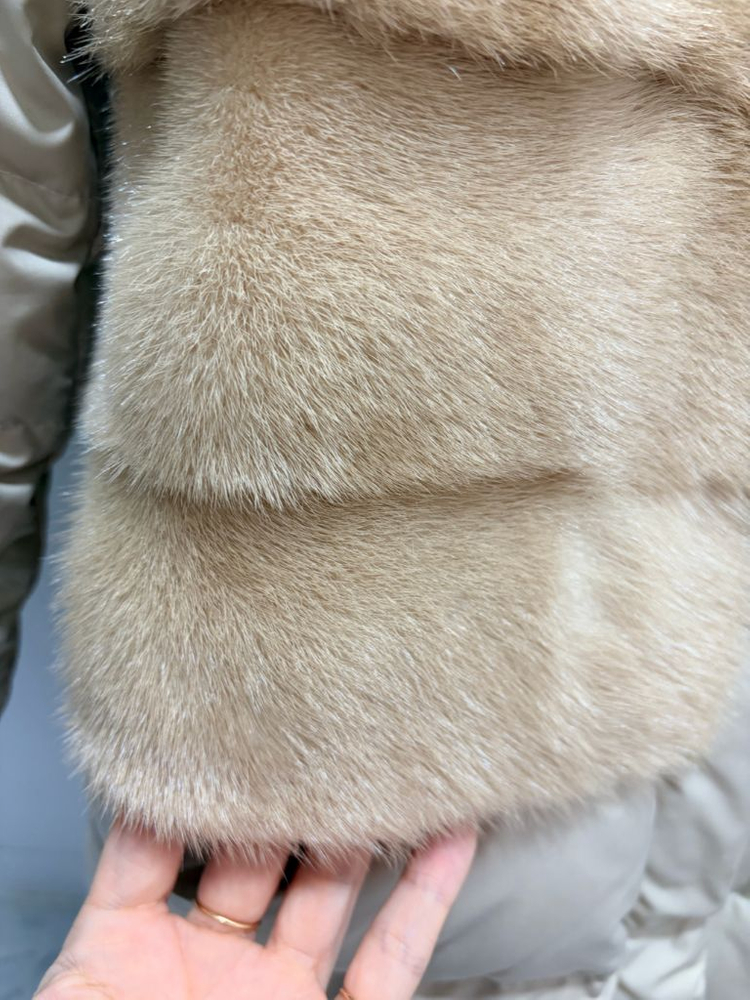 만조니 24 밍크 구스패딩--1