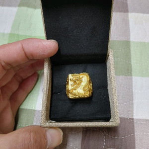 특수 압축 도금 반지 17호 ㅡ 미사용 새제품