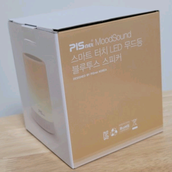PISnet MoodSound 스마트 터치 LED 무드등 블루투스 스피커 이미지