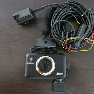 캐치온 3way 3웨이 3채널 차량용 블랙박스 블박 팝니다 이미지