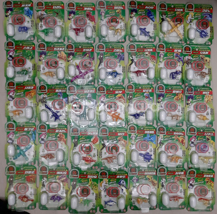 공룡메카드 더블피규어 타이니소어 캡처카 전체종류--7