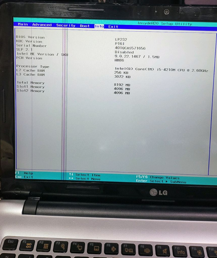[부품용] LG i5 15.6인치 노트북--6