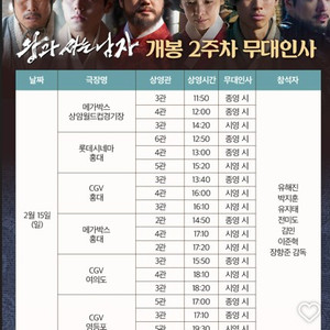 왕과사는남자 무대인사 박지훈 유지태 전미도 이준혁 유해진 김민 이미지