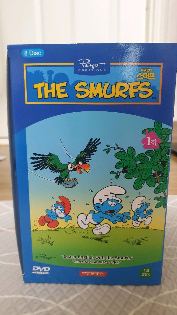 애니 학습용 개구쟁이 스머프 DVD1집 이미지