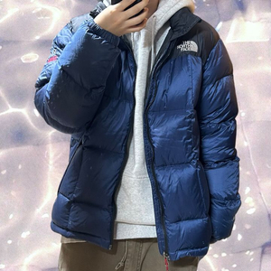노스페이스 써밋 로체 구스다운 패딩 800 네이비 100 L 이미지