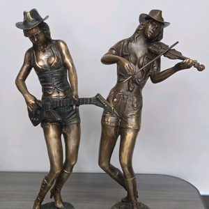 피아노 바이올린 콤비 피규어 세트