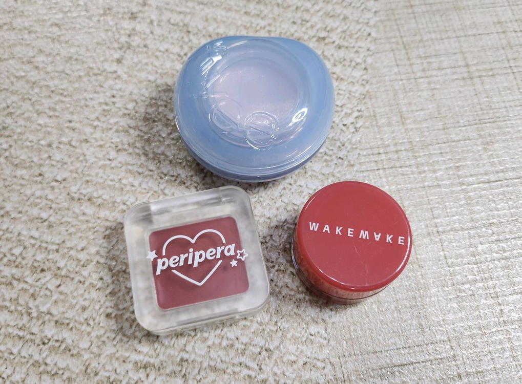 퓌 립앤치크 글로이 젤리팟+서비스 (블러링 팟 피그베이지+페리페라 컬러밤 이미지