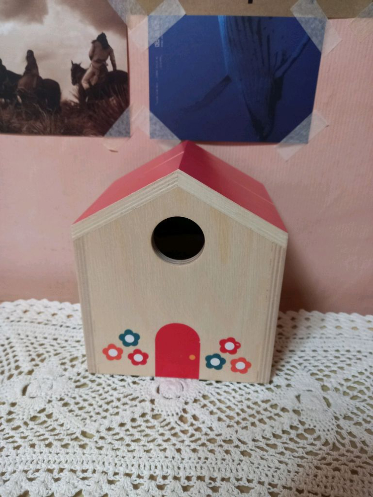 (택포)웅진 오브레인 곰돌이집/ 인형하우스/ 원목장식품 이미지