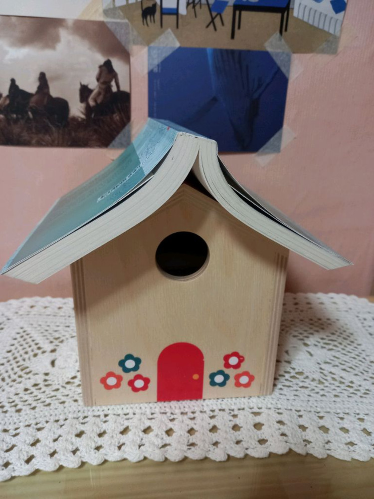 (택포)웅진 오브레인 곰돌이집/ 인형하우스/ 원목장식품 이미지