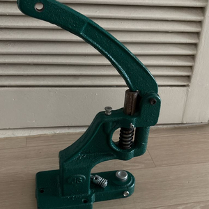 JS 초록작두 프레스기 (도트/아일렛/스냅 단추 기계, 티단추 기구)