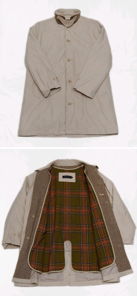 빈폴 클래식 울체크 라이너 패디드 발마칸 코트 (100+)--2