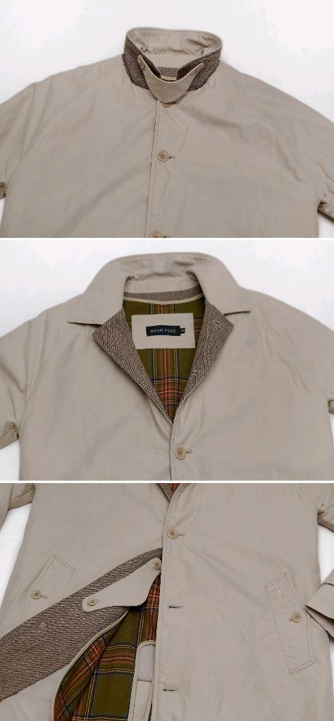 빈폴 클래식 울체크 라이너 패디드 발마칸 코트 (100+)--3