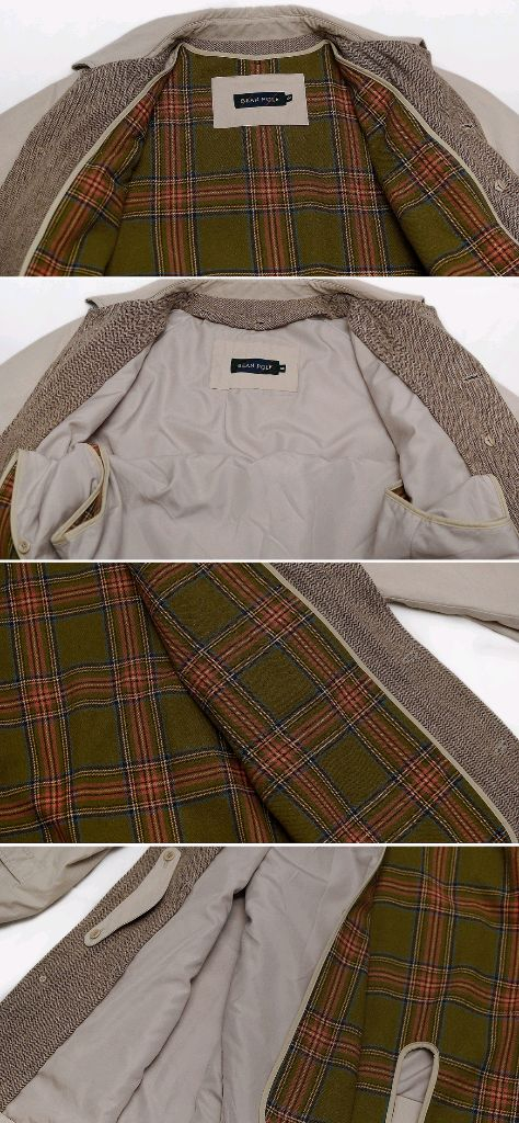 빈폴 클래식 울체크 라이너 패디드 발마칸 코트 (100+)--6