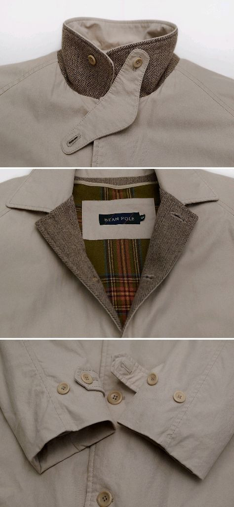 빈폴 클래식 울체크 라이너 패디드 발마칸 코트 (100+)--8