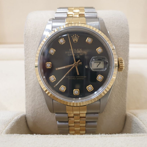 로렉스 데이저스트 16103 검판 10P 사파이어글라스 이미지