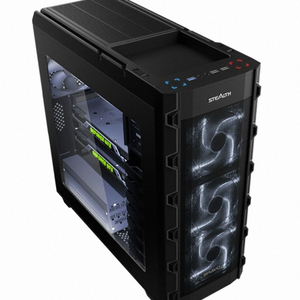 BRAVOTEC 스텔스 TX 블랙 파노라 윈도우 케이스