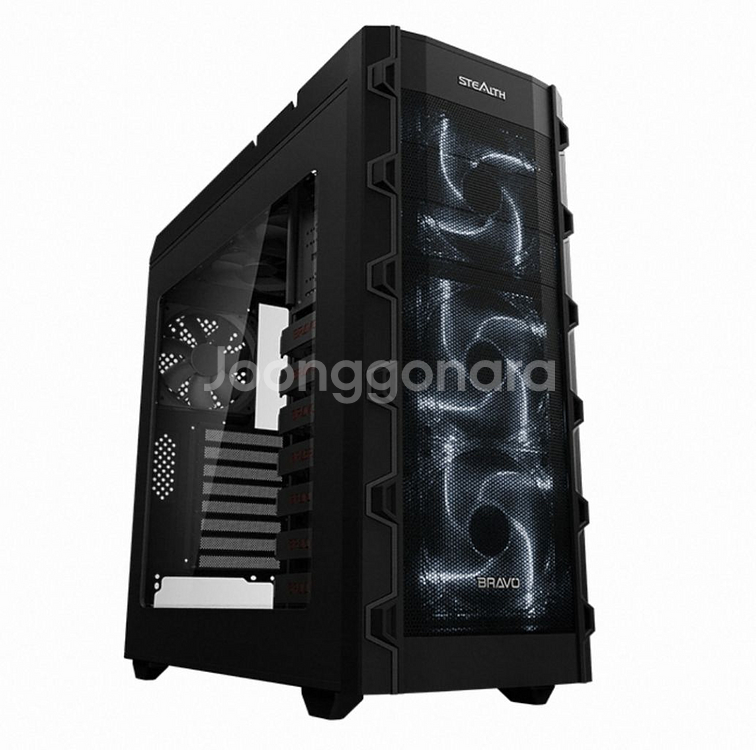 BRAVOTEC 스텔스 TX 블랙 파노라 윈도우 케이스--3