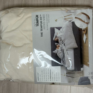 템퍼 매트리스 핏 시트 새상품 매트리스커버 새상품