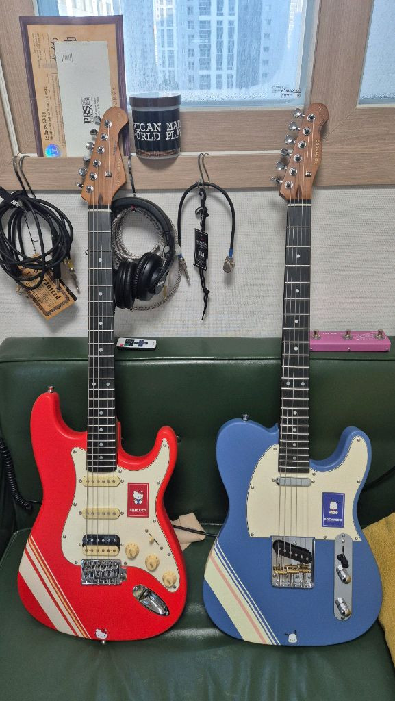 쉑터 C6 fr, 산리오 키티 일렉기타, 코로나 모던플러스 통기타 깁슨 펜더 밴드 이미지