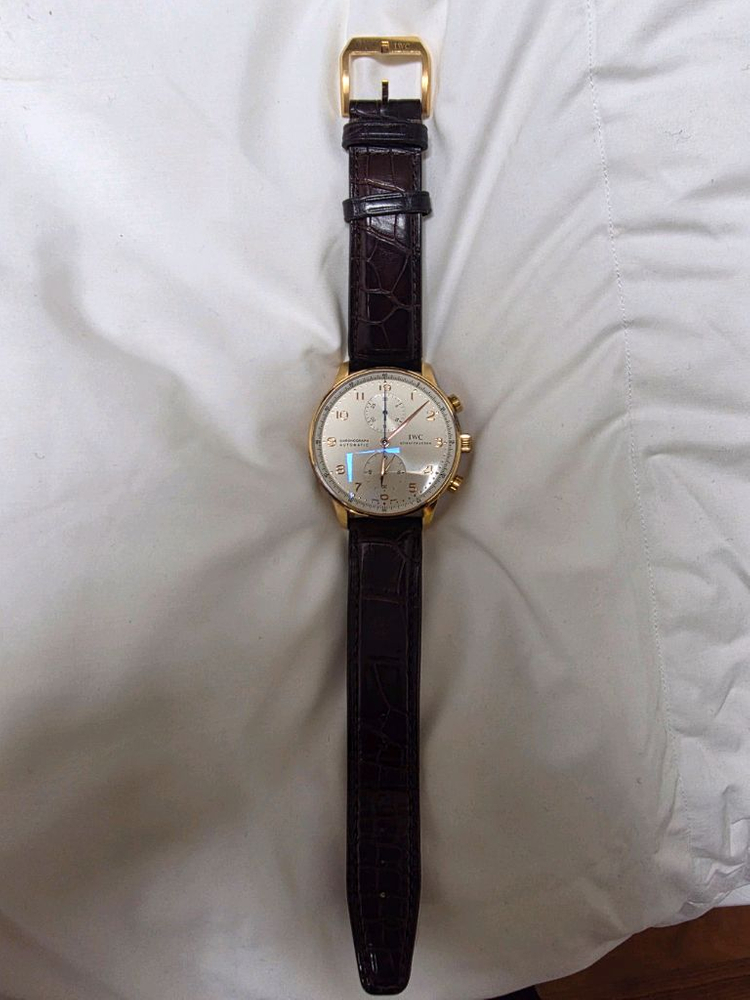 iwc 크로노그래프 시계 이미지