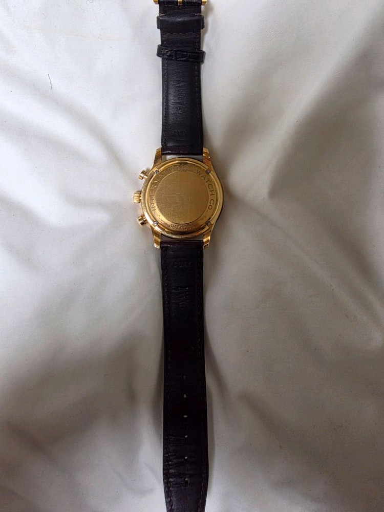 iwc 크로노그래프 시계 이미지