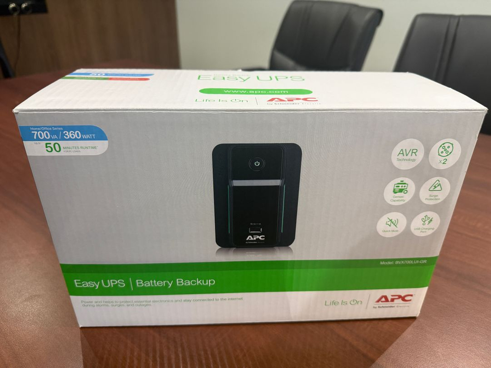 APC UPS BVX700LUI-GR(700VA/360Watt)--3