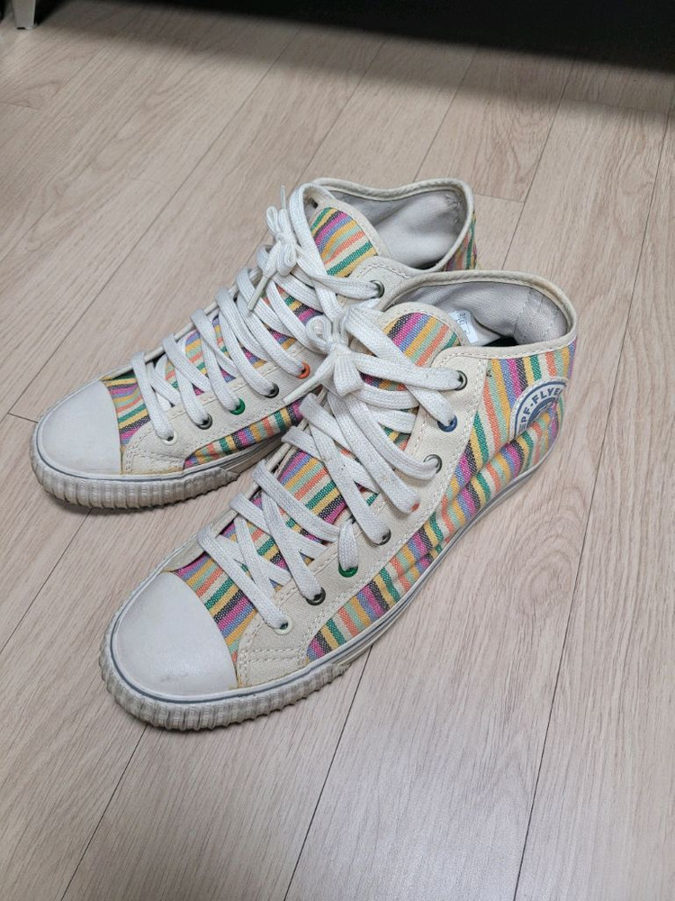 PF flyers 남자 레인보우 캔버스스니커 280(44) 이미지