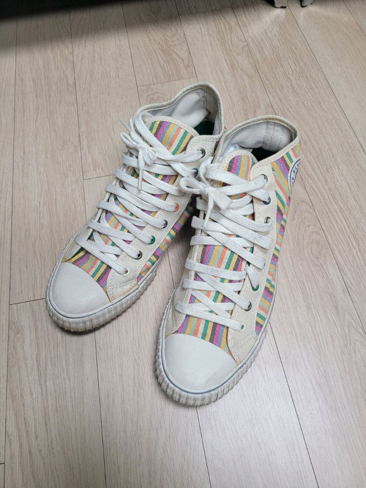 PF flyers 남자 레인보우 캔버스스니커 280(44) 이미지