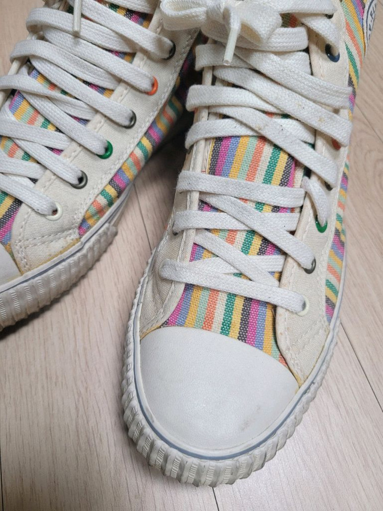 PF flyers 남자 레인보우 캔버스스니커 280(44) 이미지