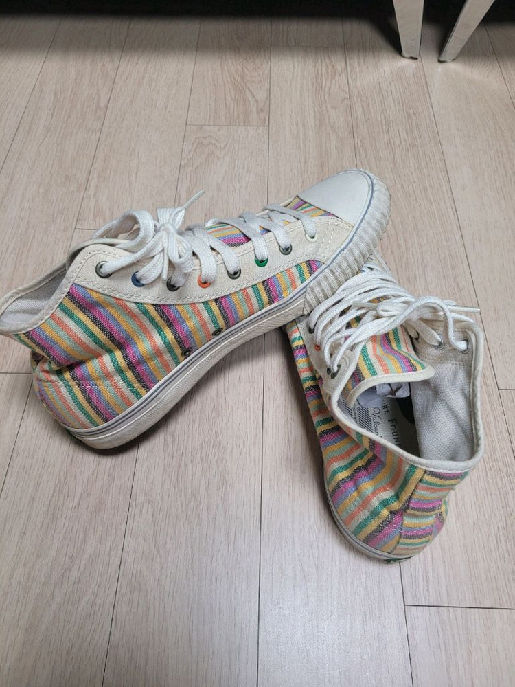 PF flyers 남자 레인보우 캔버스스니커 280(44) 이미지