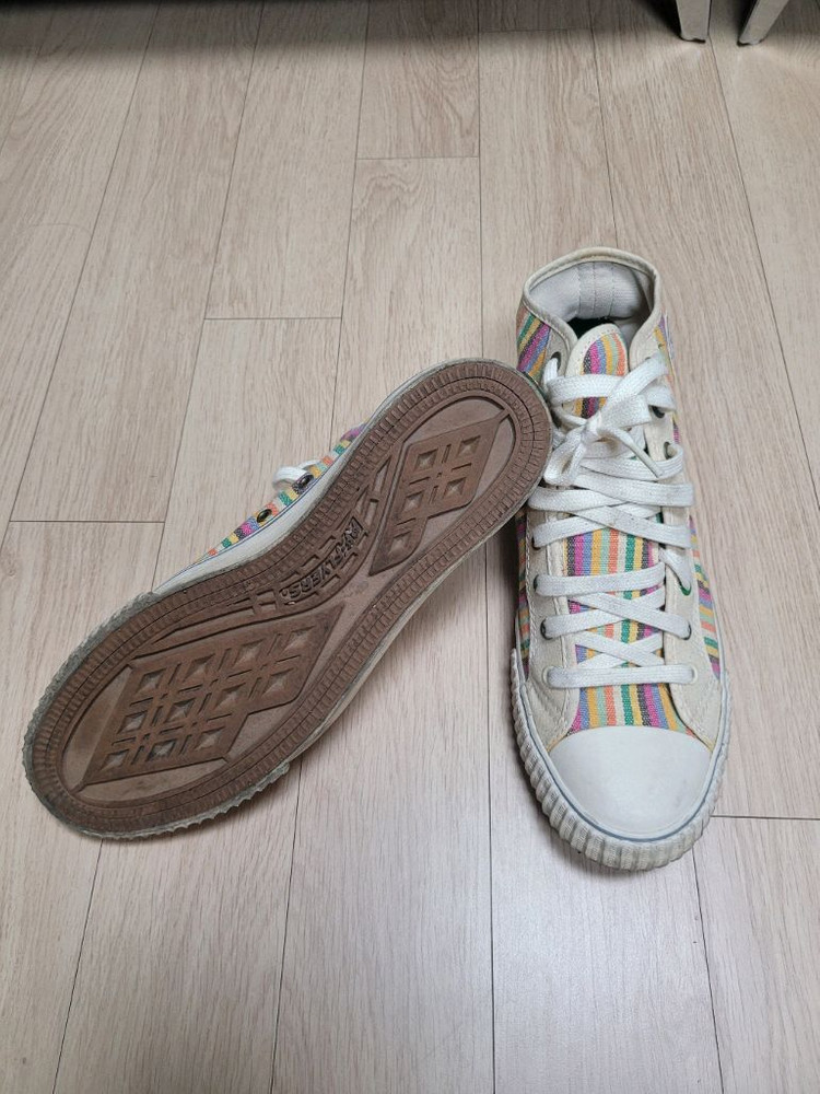 PF flyers 남자 레인보우 캔버스스니커 280(44) 이미지