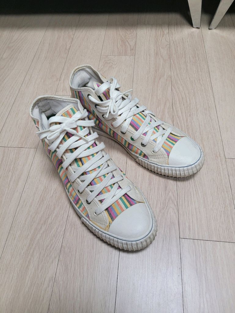 PF flyers 남자 레인보우 캔버스스니커 280(44) 이미지