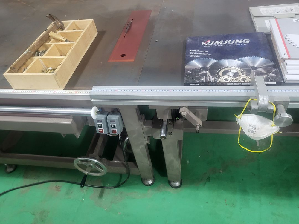 급매) 대형 원목톱 목공 접이식 테이블 톱 기계(마루도쿠) 매매--3