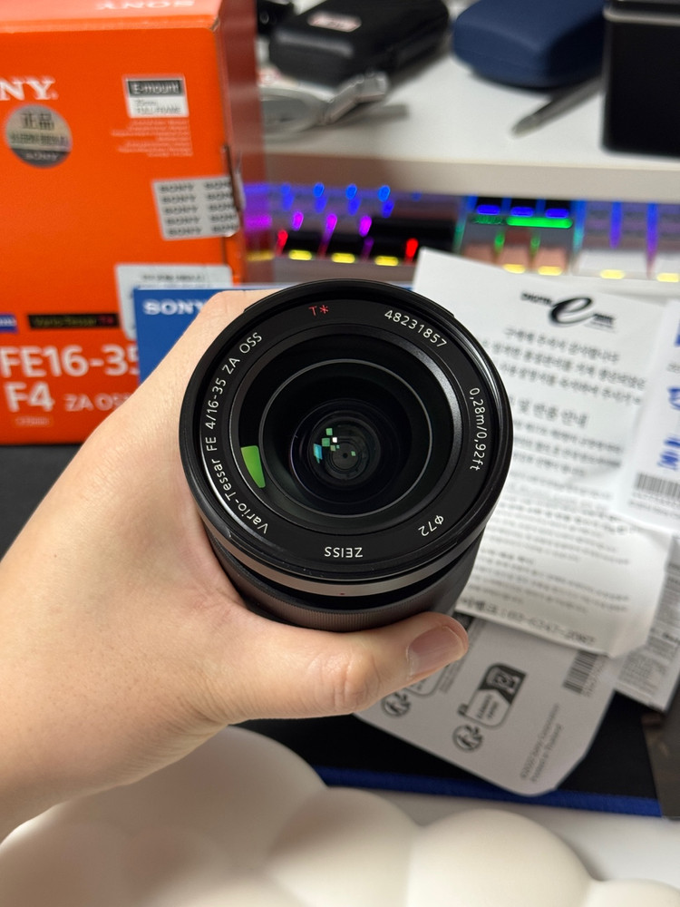 소니 FE 16-35 F4 ZA 짜이스 렌즈--1