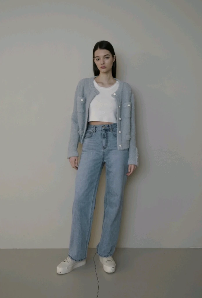 유메르 피어펄 가디건 이미지