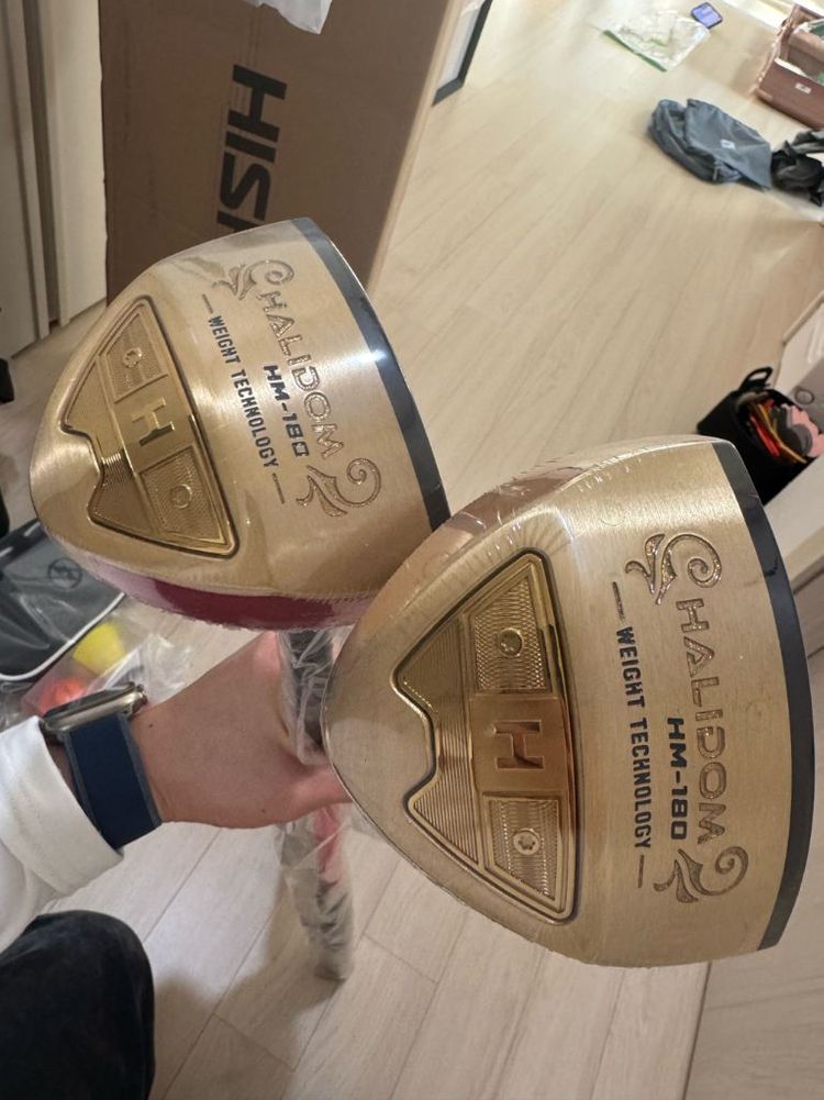 gv투어 최고급 자단나무 할리돔 파크골프채세트 이미지