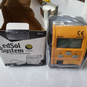 (미사용) 온도조절형 인두기 엑소 /디지털 무연(lead-free) 솔더링 스테이션(LedSol300-1)