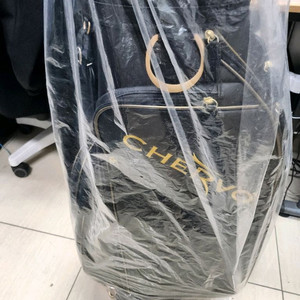 쉐르보 블랙 캐디백 미사용 새제품 박스그대로 경기광주 택배가능