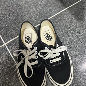 반스어센틱 블랙 230 이미지