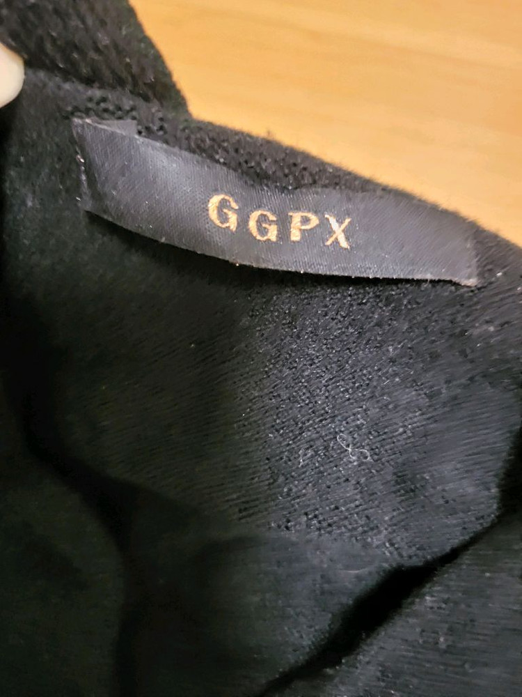 GGPX 후드 롱 니트 원피스--4