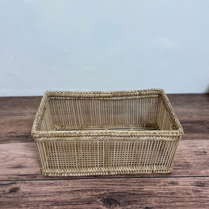 라탄 바구니 수납함 대나무바구니 새제품