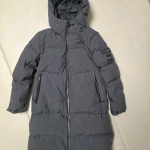 네파키즈 구스다운 롱패딩 140 차콜 헤비다운