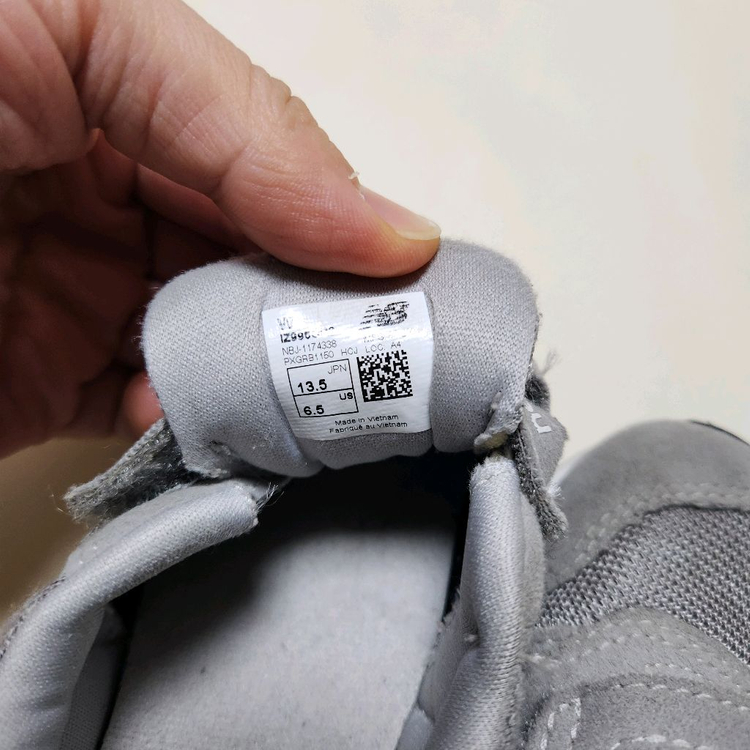 뉴발란스 운동화. 뉴발란스 996. 유아운동화. 뉴발란스 135사이즈 이미지