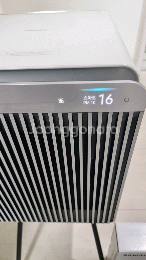 삼성 비스포크 무풍큐브에어 공기청정기 와 스탠드 새필터 포함--1